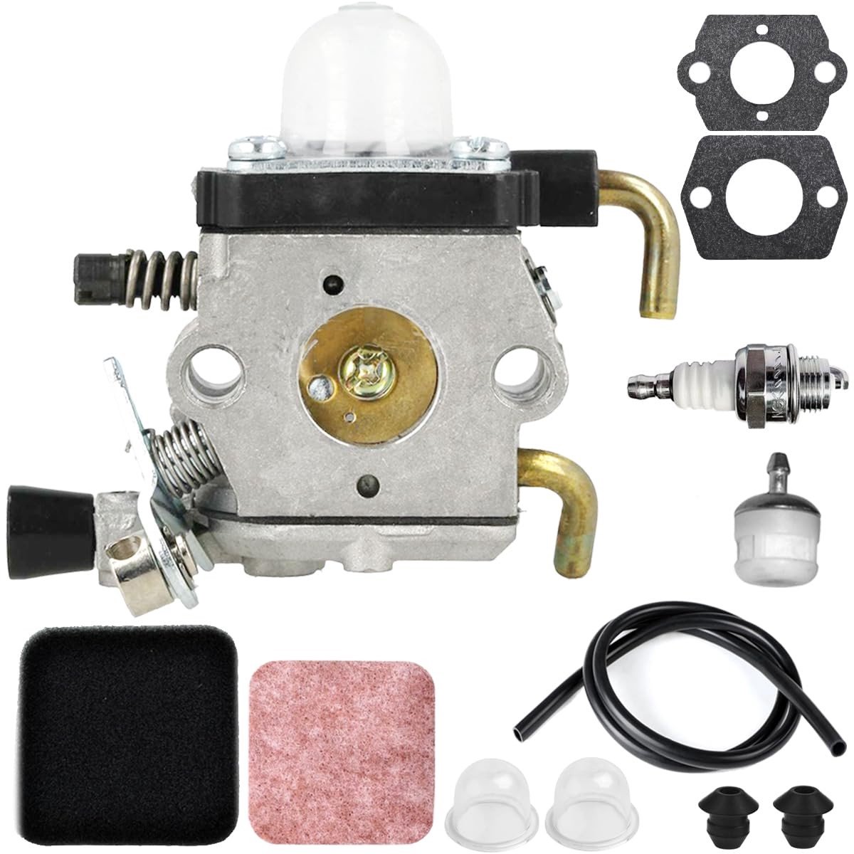 VT Goods - Carburateur - Vervanging voor HS75 HS80 HS85 - Inclusief Luchtfilter en Brandstoffilter - Carburateur voor Heggenschaar - Geschikt ...