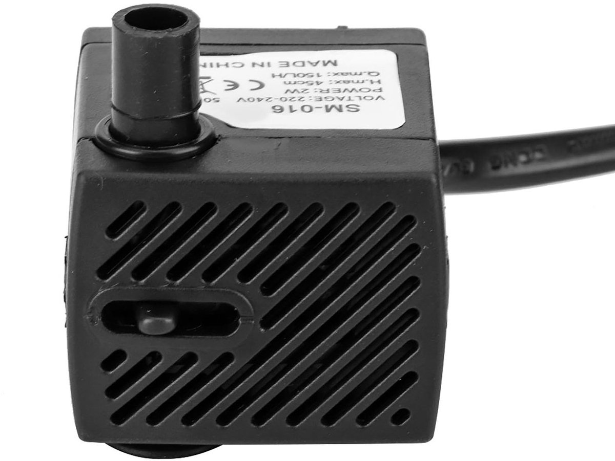 Allecto - Mini Ultrastille Dompelpomp - Energiezuinig en Geluidloos - Ideaal voor Visvijver en Aquarium - Compact en Duurzaam - Geschikt voor Binne...