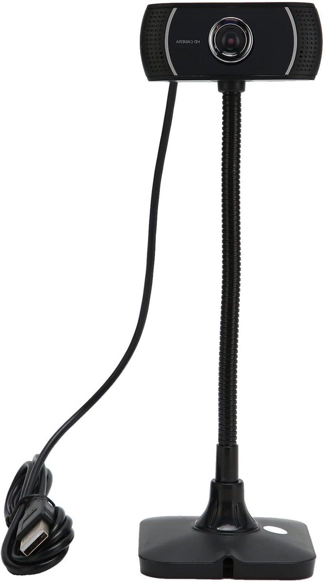 Full HD Webcam - USB Camera HD - Videoconferenties Bellen - Handmatige Focus - 1080P - Standaard