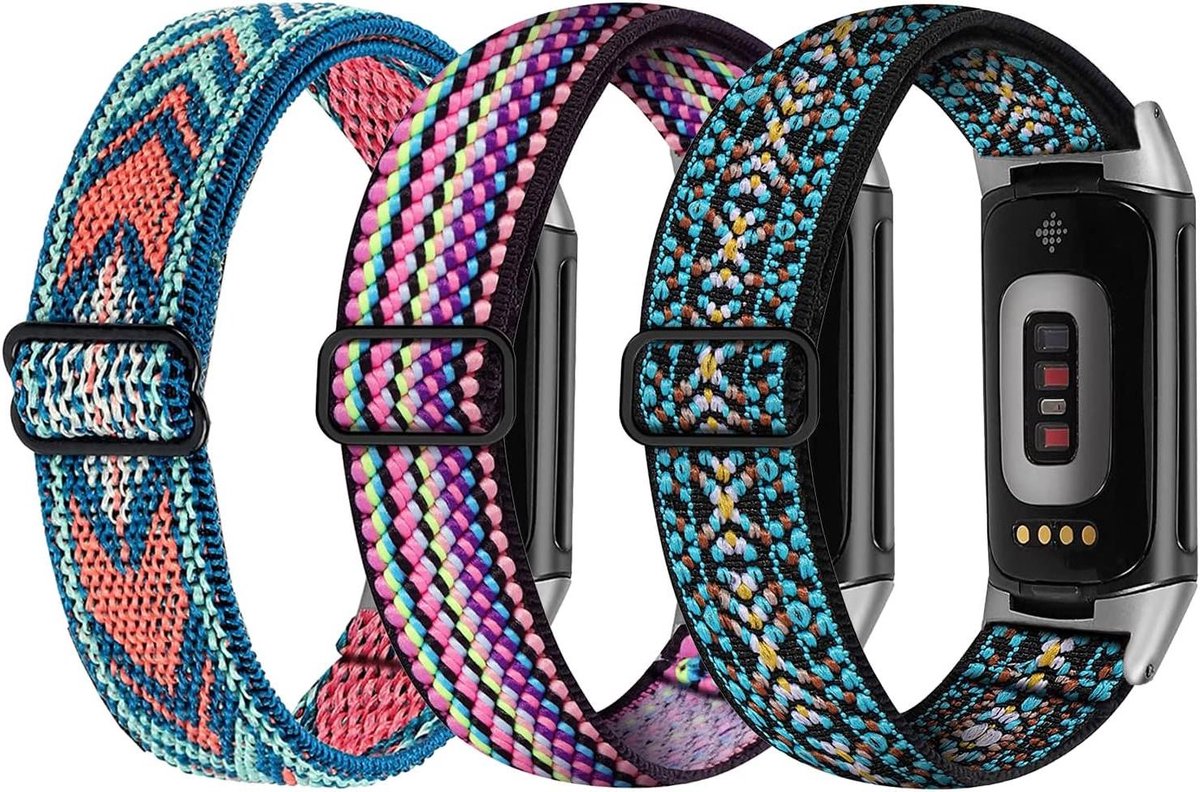 Nylon Bandjes - Elastische Bandjes - Sporten - Ademend Materiaal - 3 Stuks - Set E