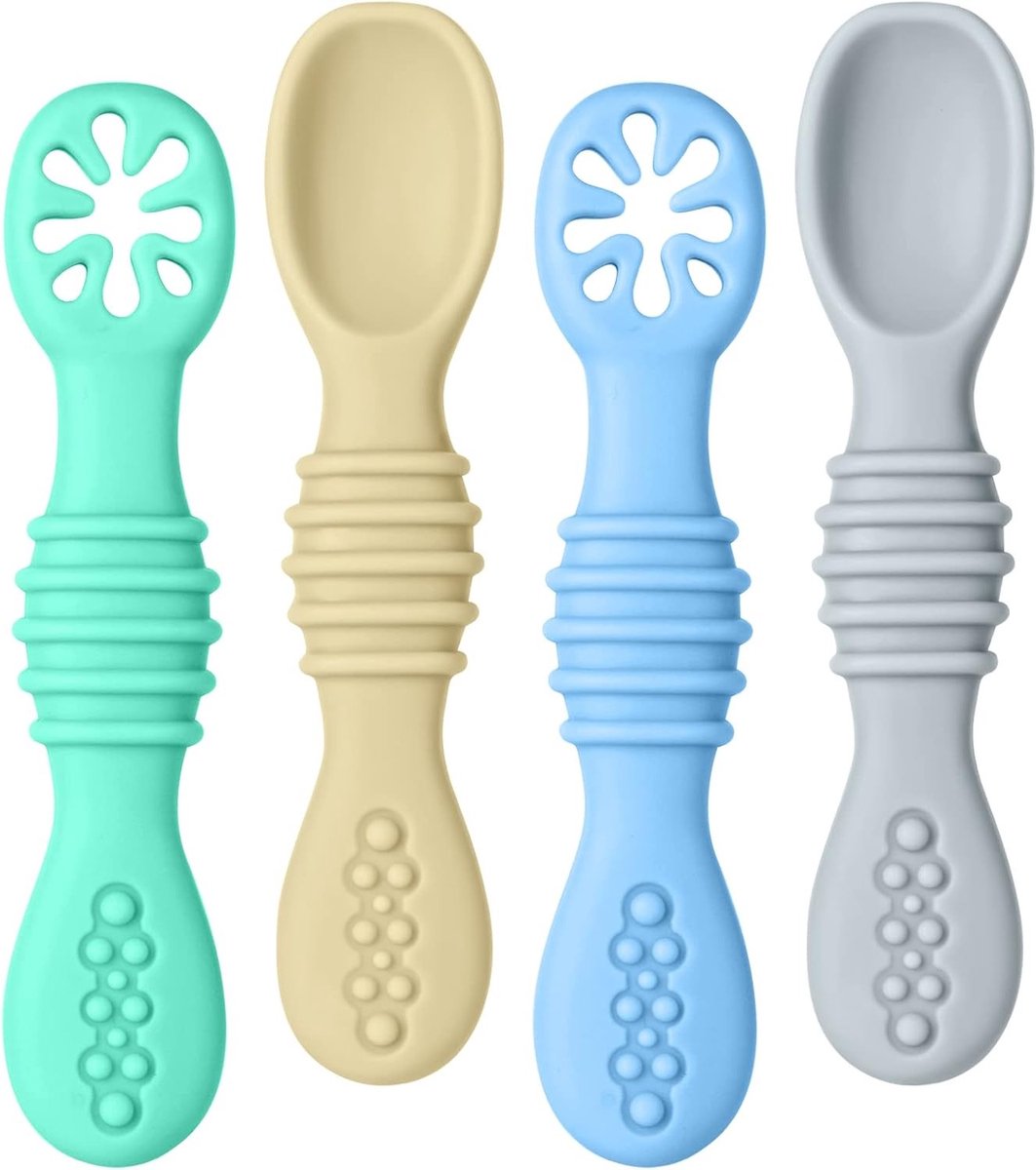 Training Lepels voor Baby's en Kinderen - Ideaal voor Tandjes, Eetontwikkeling en Voeding
