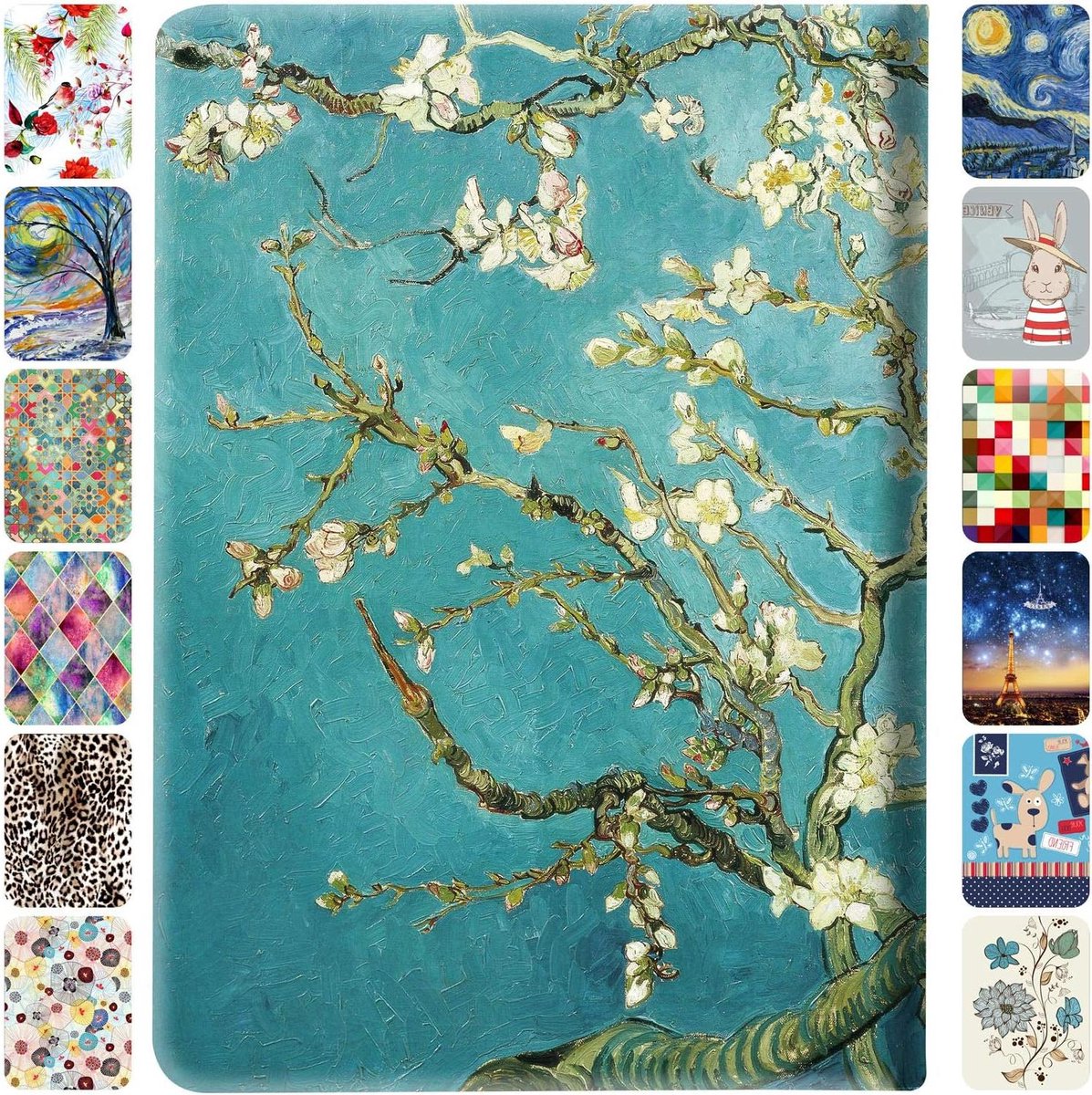 iPad Hoes - Tablet Cover - Bescherming Tablet - Anti-slip - 10.2 inch - Bloesem