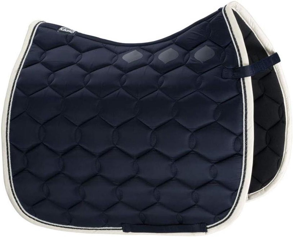 Zadeldek Glanzend - Paardendeken Zadel - Paardrijden - Elegante Golfquilting - All Purpose/Jumping - Blackberry