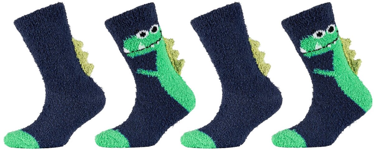 camano, Kindersokken, camano, COSY FANCY, applicaties, 4-pack, polyester, elastaan, comfort, zachte teennaad, zachte compressie, onzichtbare voetrand, warm, duurzaam, onderhoudsvriendelijk, kleurrijke ontwerpen, ademend, wintersokken voor kinderen.
