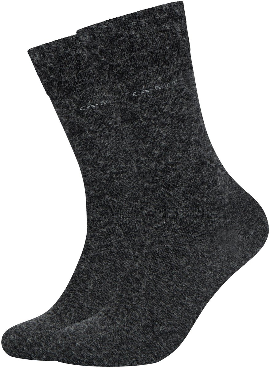 camano sokken unisex TENCEL wol temperatuurregulerend 2-pack zonder elastische band handgezoomd geschikt voor schoenen met membraan ca-soft boord zacht comfortabel verstevigde hiel en teen.