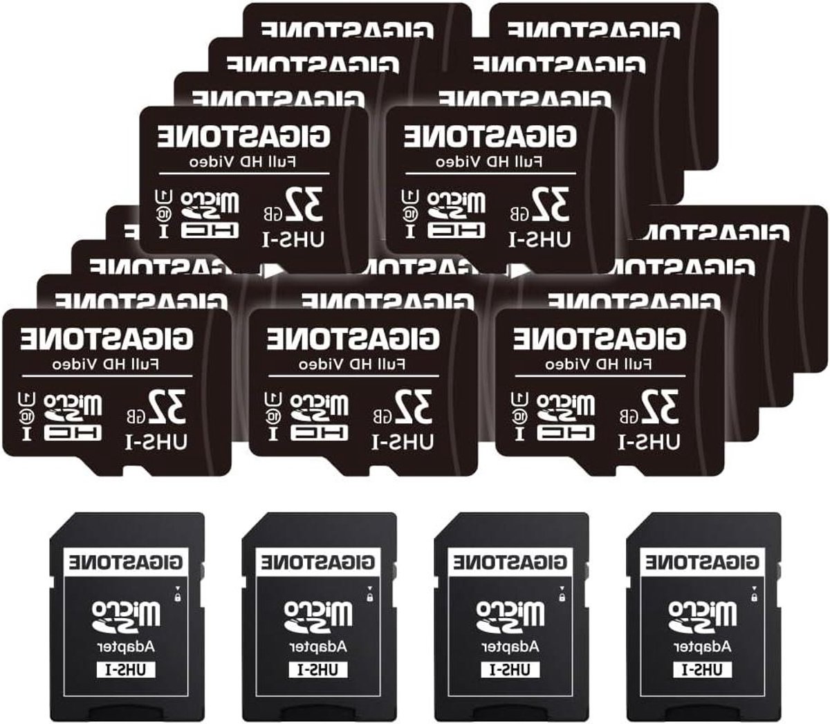 Geheugenkaart - Micro SD Kaarten - Opslag Full HD - Waterdicht Schokbestendig - 20 Stuks - Niet gespecificeerd