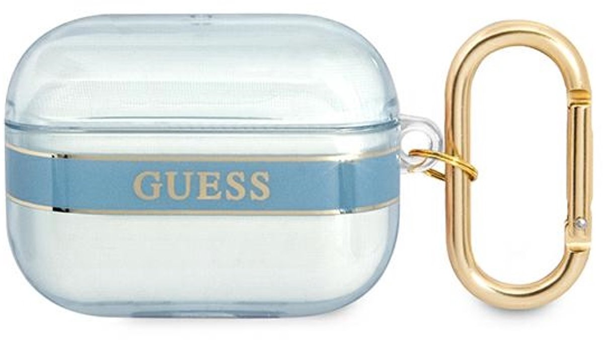 Guess - GUAPHHTSB - AirPods Pro cover blauw/blauw Strap Collection