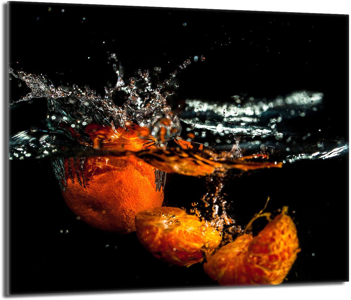 TMK ArtDeko Serie - Glazen Beschermer voor Kookplaat - 60x52cm - Vruchten - Veilig en Meerdere Toepassingen