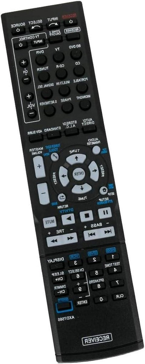 Vervang Afstandsbediening - Universele Afstandsbediening - TV Bediening - Specifieke Modellen - 10 Meter Bereik - Zwart