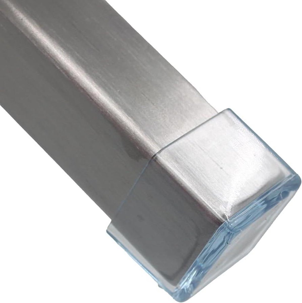 Rubberen Voetdoppen - Meubel stoppers - Bescherming vloer - Vierkante vorm - 25mm - Transparant