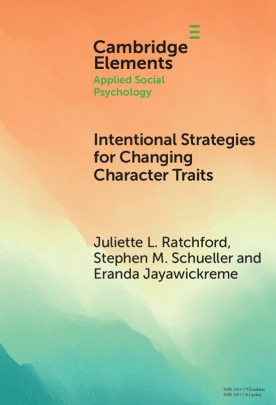 Elements in Applied Social Psychology - Intentional Strategi ... - cover