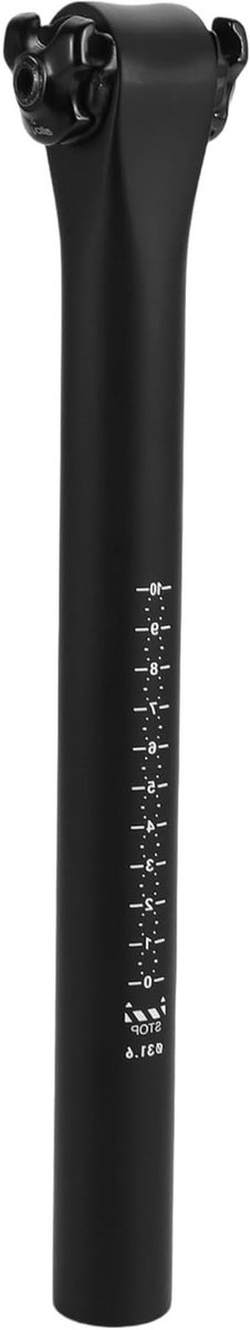 Lichtgewicht Carbon Fiber Zadelpen 31.6x300mm voor Fietsen - Duurzaam en Stijlvol Ontwerp