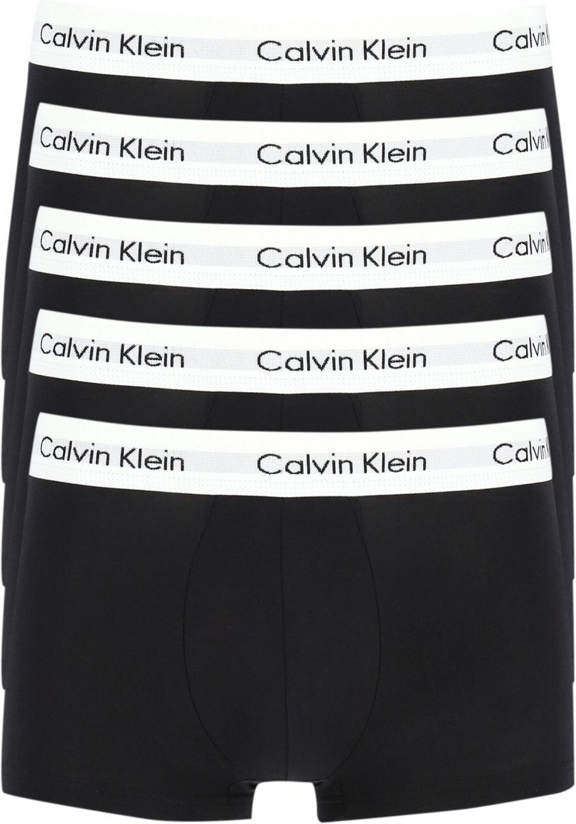 Calvin Klein - Heren Onderbroeken 5-Pack Icon Stretch Boxers - Zwart - Maat L