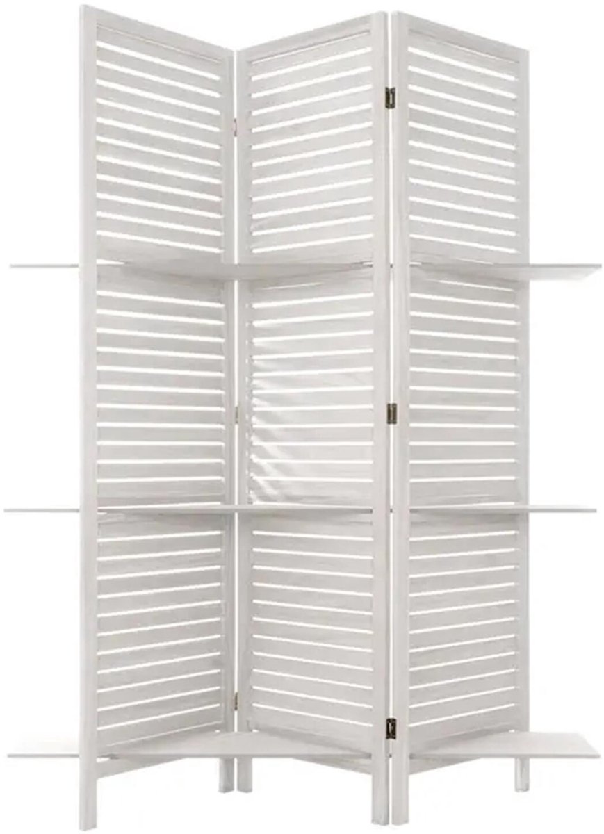 Atmosphera Luxe Kamerscherm Windows met 3 vlakken - wit - mdf - 120 x 170 cm - afscherming wand - omkleden