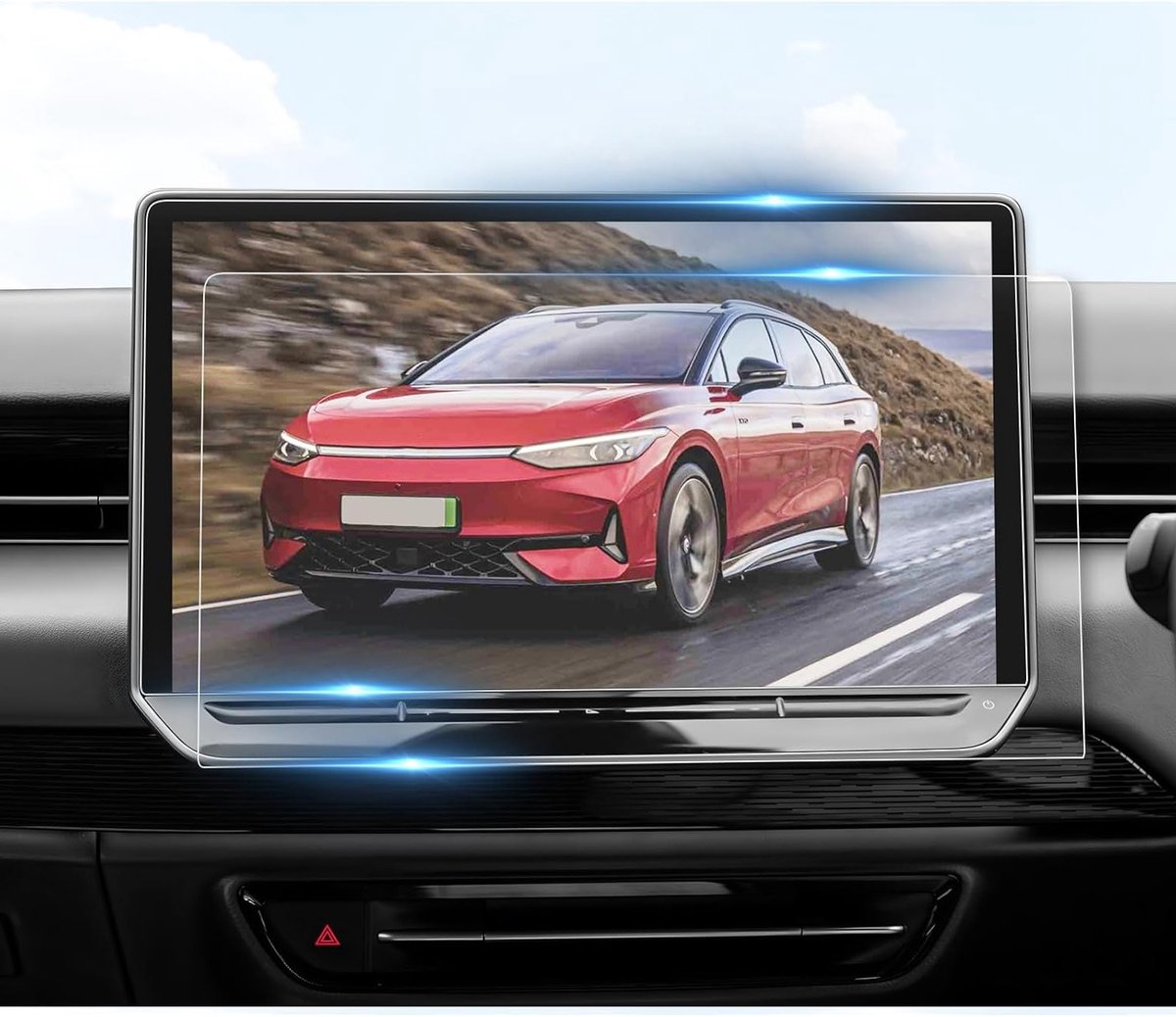 Screen Protector Nano-Navigation Beschermfolie voor VW ID.7 2024 2025, 15 Inch Discover Pro Max, Krasbestendig en Duurzaam Accessoire