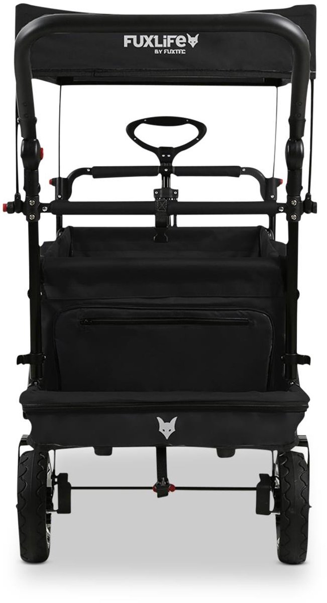 FUXLIFE by FUXTEC handkar FX-CT800 Comfort vouwbaar - Zwart - Transportwagen met zonnekap - Uitbreiding interieur — afbeelding 5