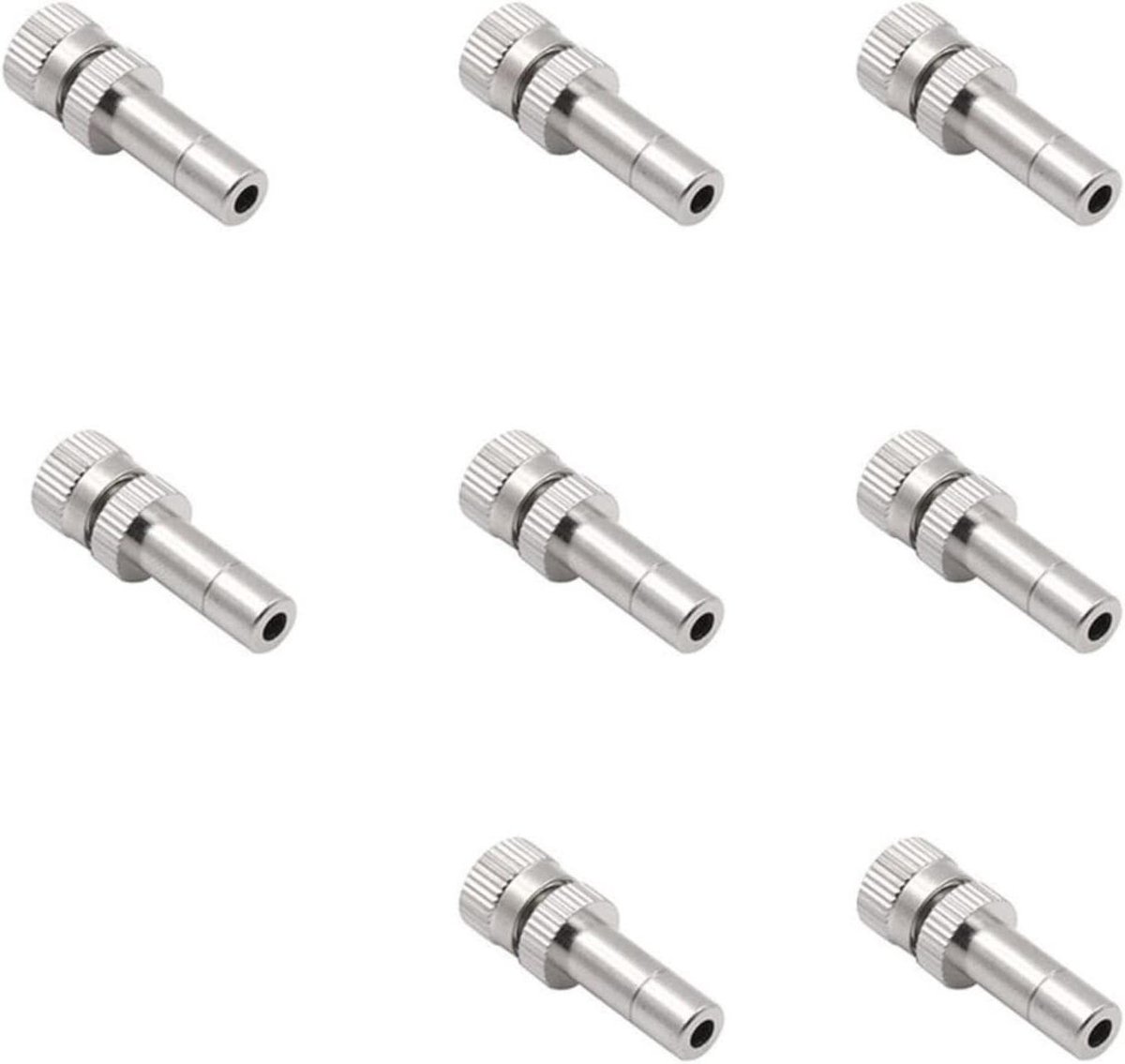 Misting Nozzles - Mist Sprayers - Tuin Koelsysteem - Snelle Verbinding - 10 Stuks - Koper