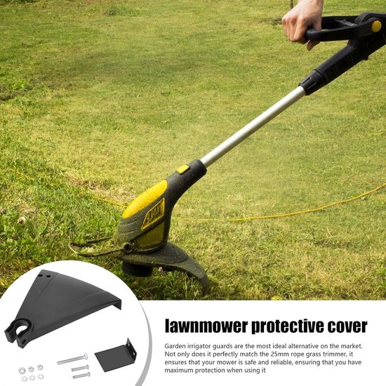 Vervangende Cover voor Bosmaaier Plastic Struik Trimmer Guards - Past op Strimmer Trimmer Met 1in 25mm 25.4mm - Zwart van Vervan — afbeelding 3