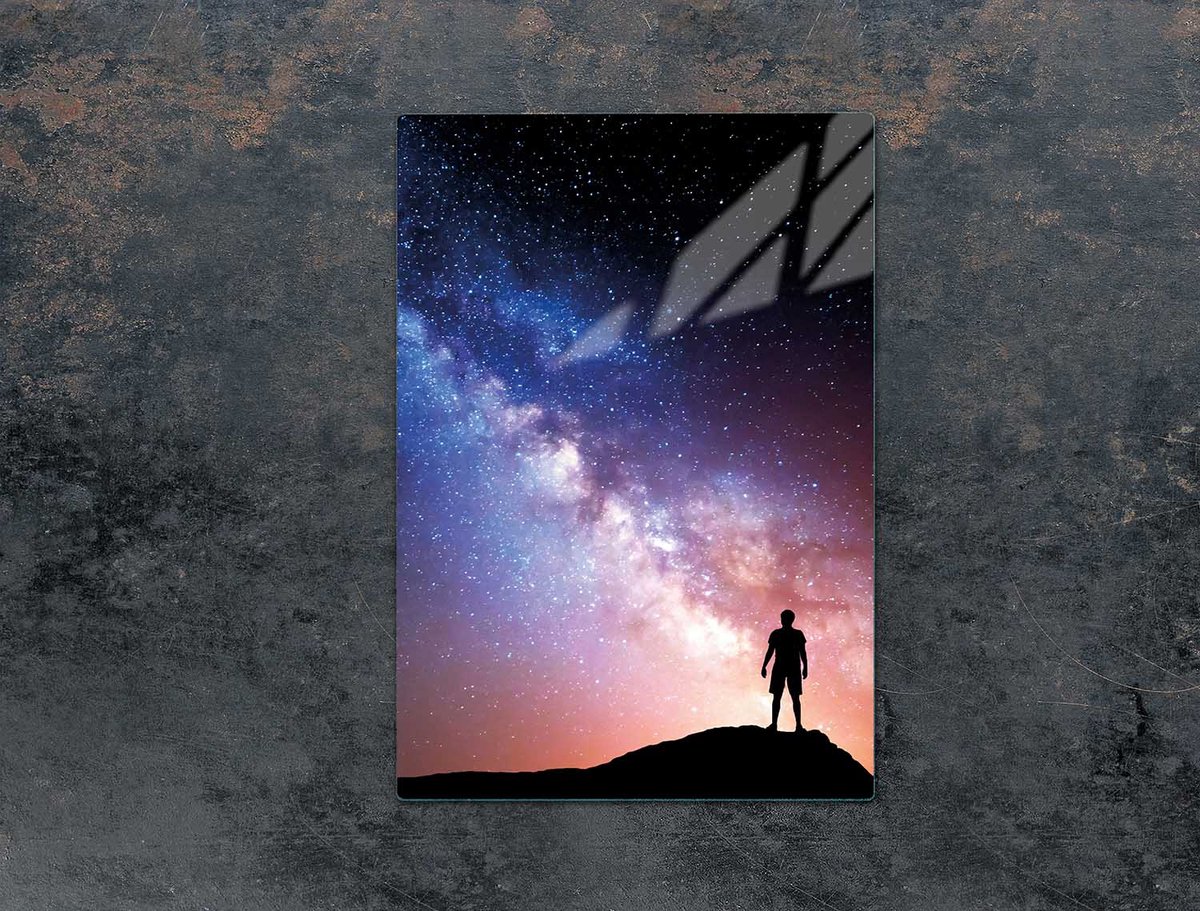TMK ArtDeko - Snijplank Glas - 35x52 cm - Sterren - Schokbestendig
