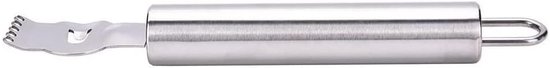 Keuken Rasp - Citrus Schraper - Citrus Zesten - Roestvrij Staal - 215 cm - Zilver — afbeelding 2