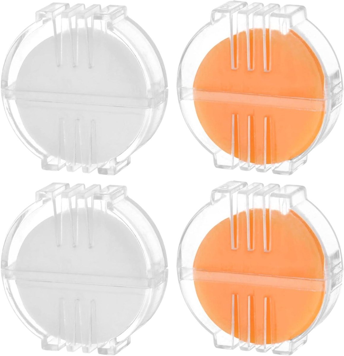 Bijenwas Draadbox - Garen Conditioners - Naaien en Knutselen - Natuurlijke Smering - 41 mm diameter - Goud en Wit