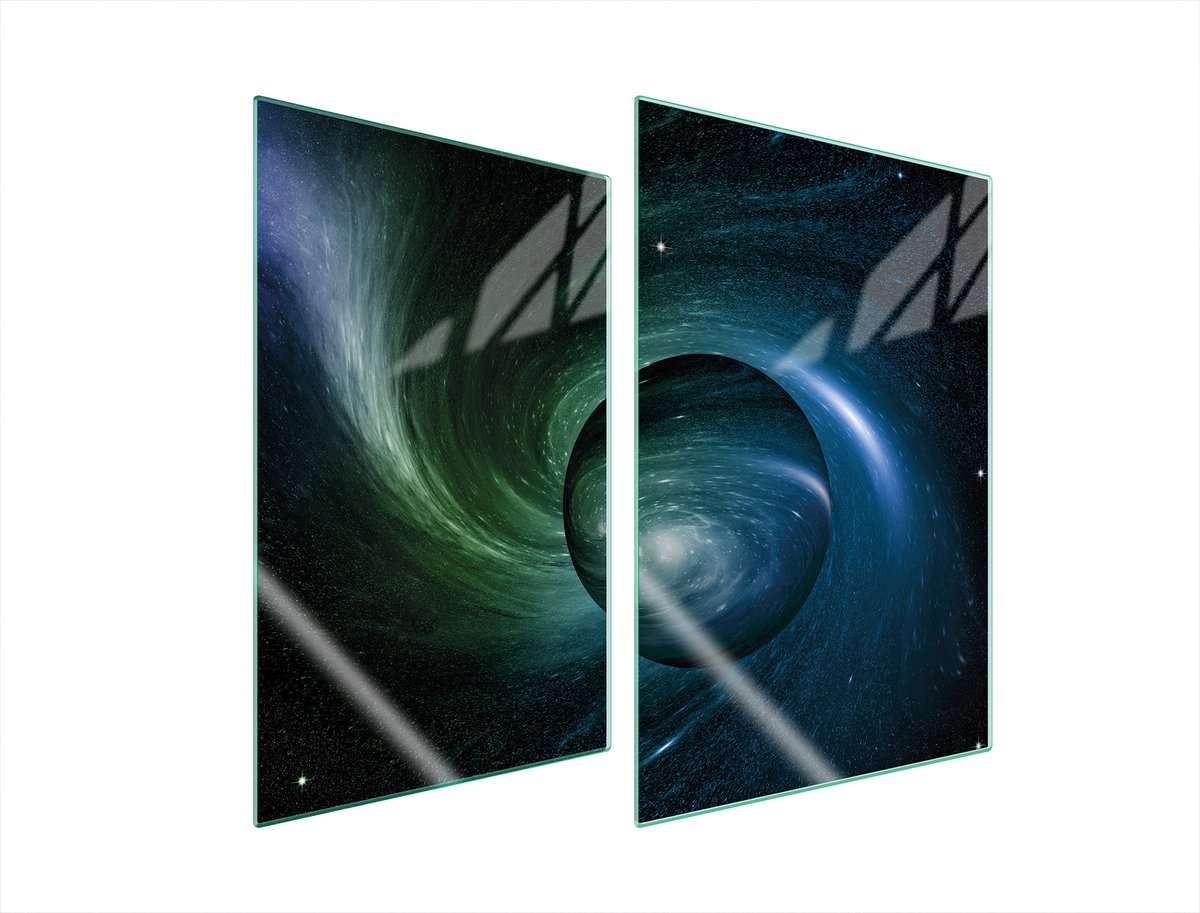 TMK ArtDeko - Snijplank Glas - 35x52 cm - Veelkleurig - Kosmos Design