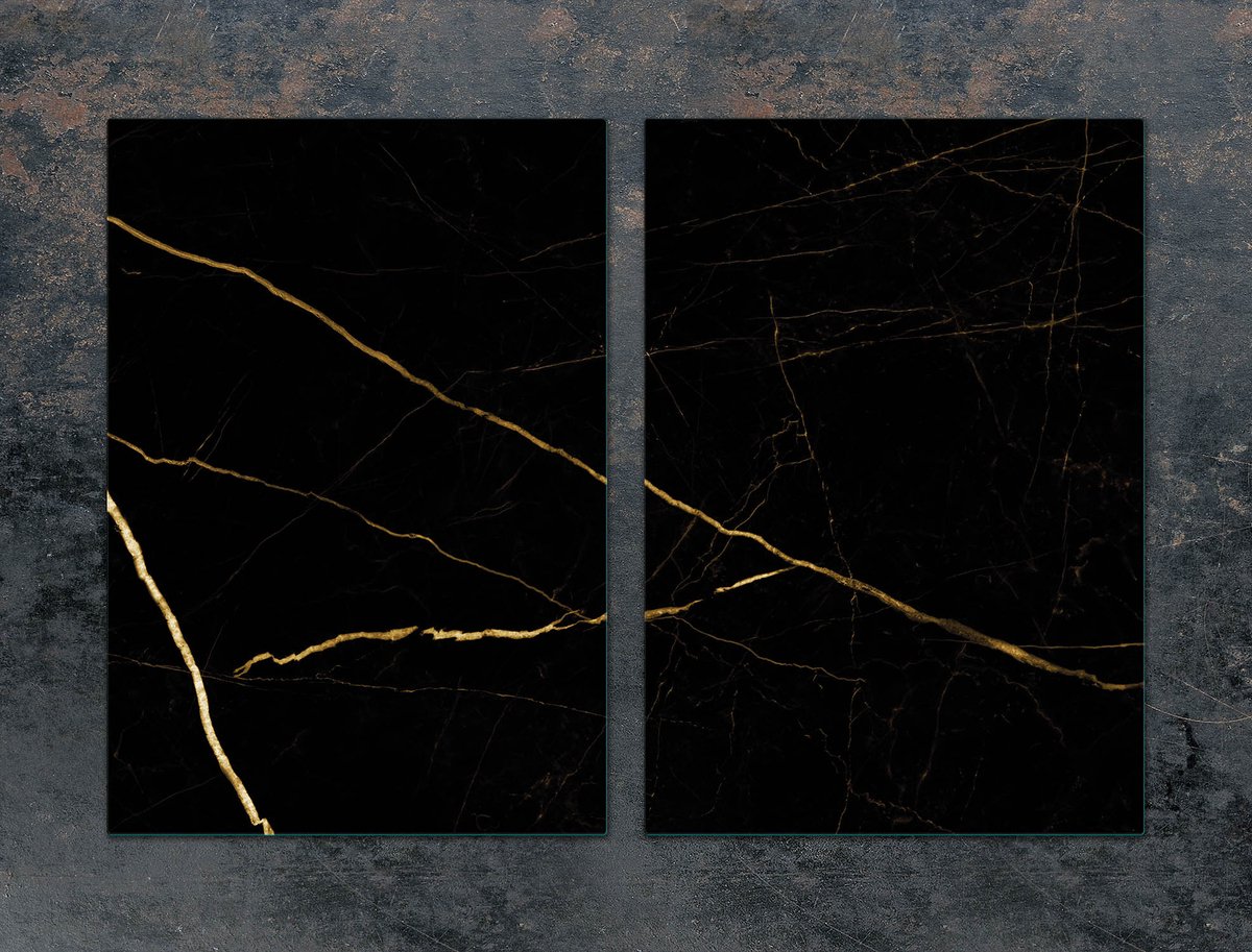 TMK ArtDeko - Snijplank - Glas - 2x35x52 cm - Marmer
