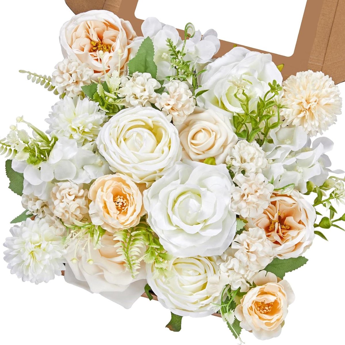 Kunstbloemen set - Nepbloemen decoratie - Bruiloft decoreren - Allergievrij materiaal - Vo