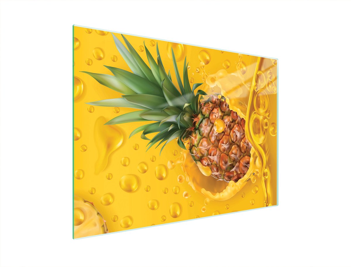 TMK ArtDeko 40x30 Serie - Glazen Snijplank - Ananas - 40x30 cm - Hittebestendig