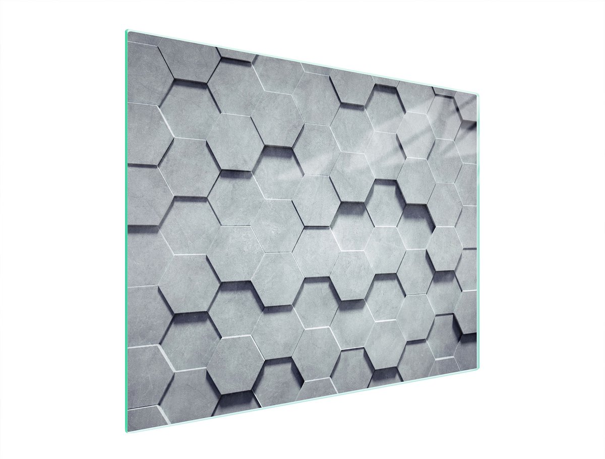 TMK ArtDeko - Snijplank - 52x40 cm - Glas - Siliconen Noppen