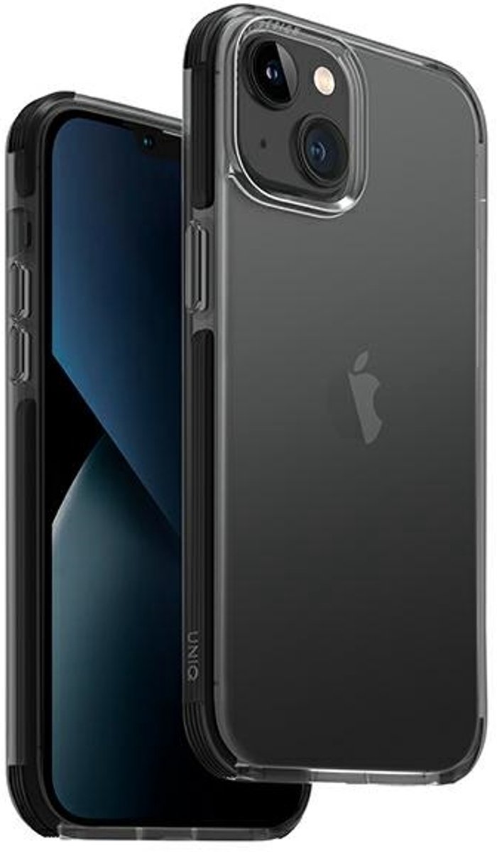UNIQ - Combat - iPhone - 14 - Plus - 6.7 - hoesje - zwart/carbonzwart