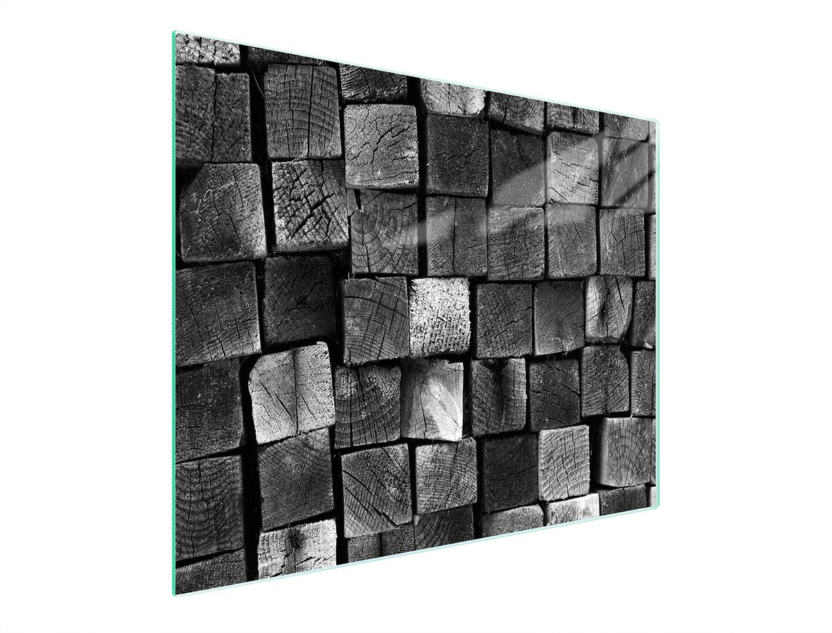 TMK ArtDeko Serie - Glazen Snijplank - 52x30 cm - Hittebestendig - Antislip