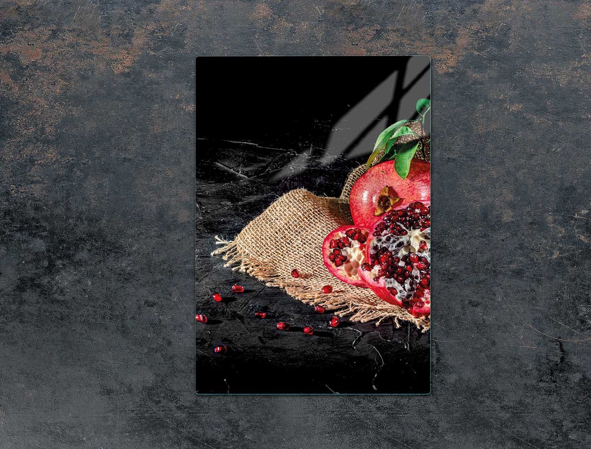 TMK ArtDeko Serie - Snijplank - 35x52 cm - Glas - Granat