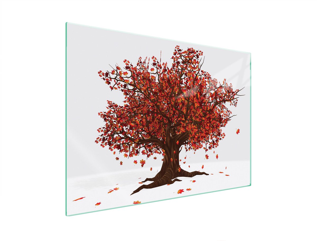 TMK ArtDeko - Houten Beschermplaat - 70x52 cm - Glas - Veelzijdig