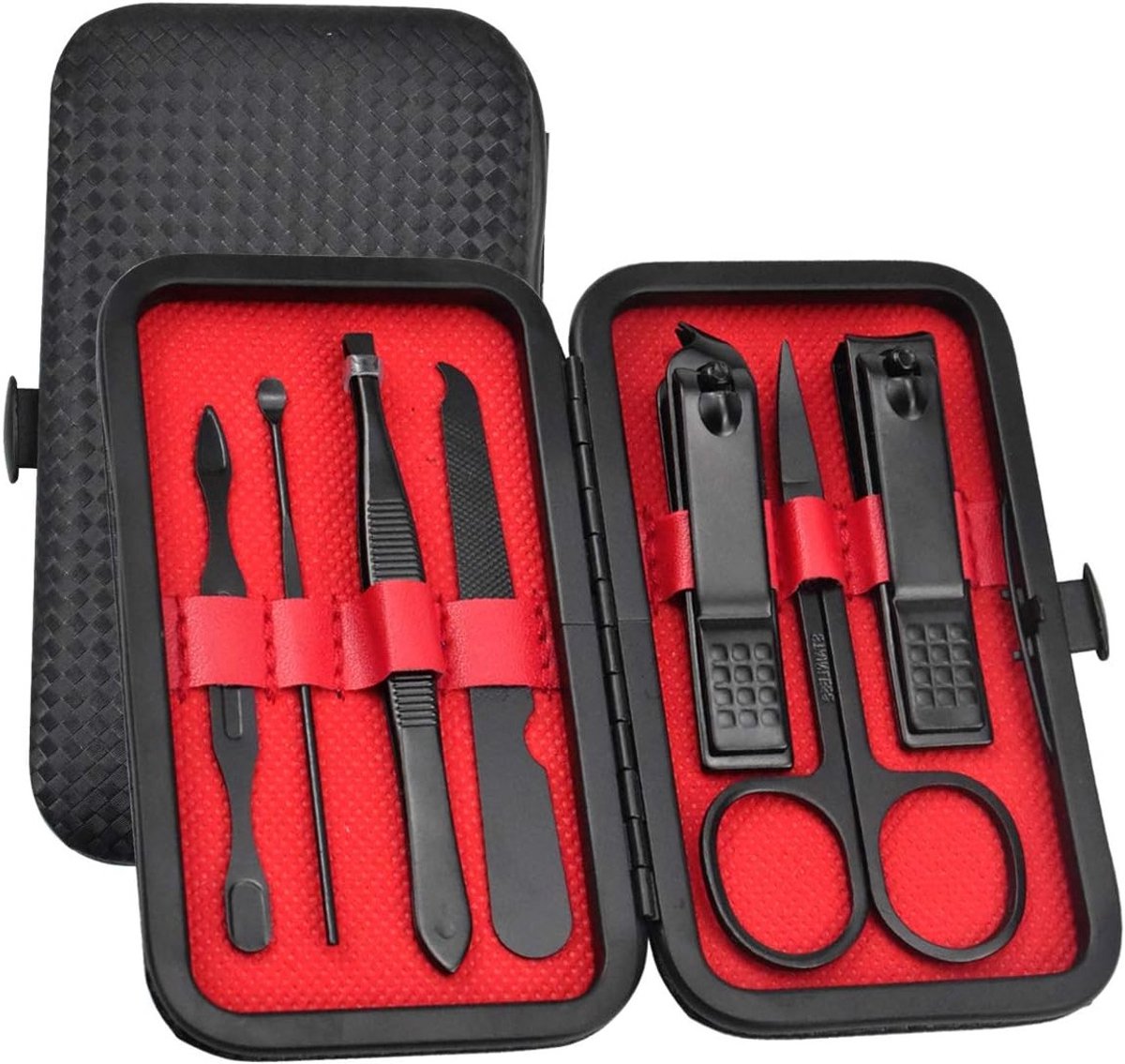 Complete 7-delige manicure set met nagelknippers voor professionele nagelverzorging, pedicure en manicure voor dikke nagels, unisex tools voor perfecte nagels