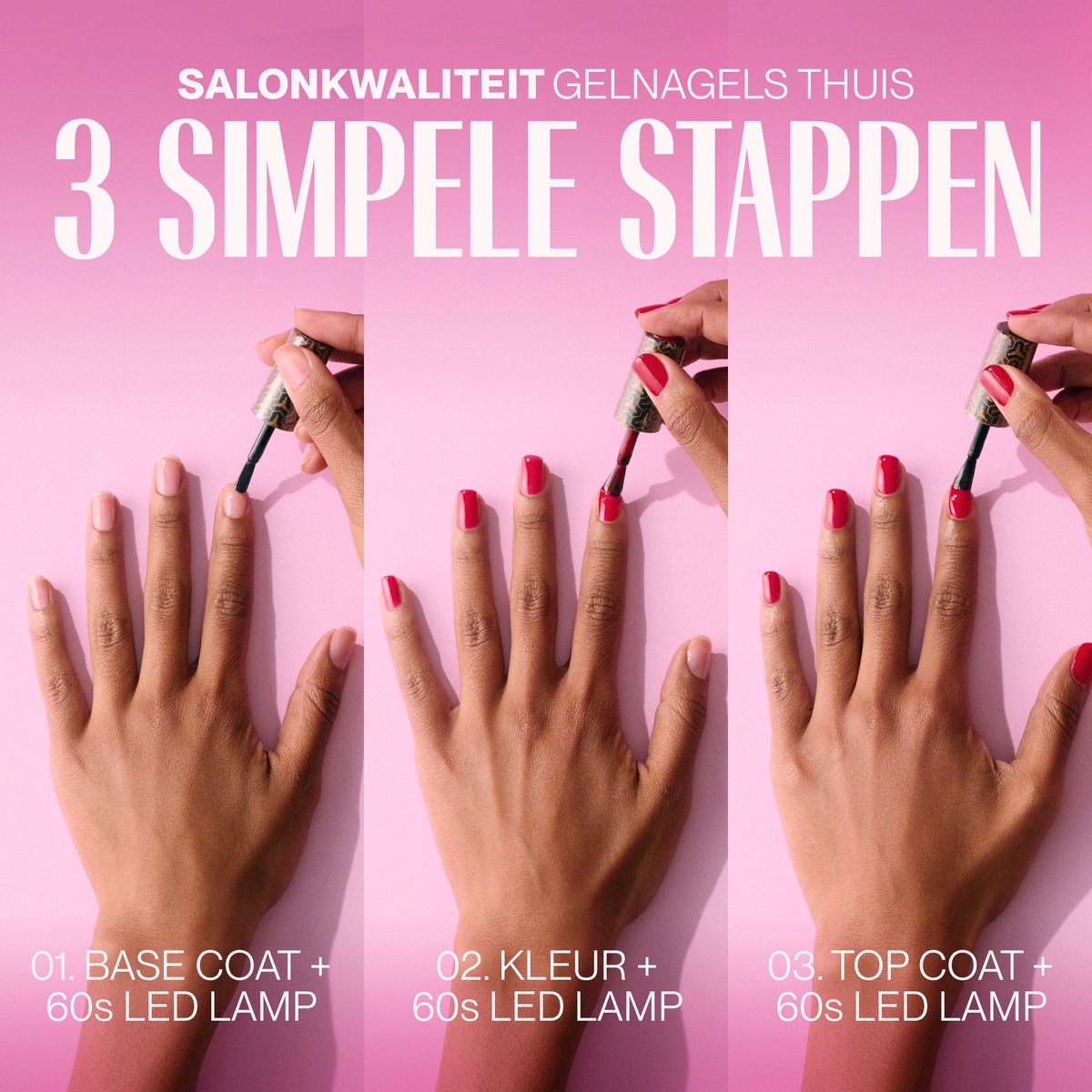 Pink Gellac Gellak Set - Manicure Set met 2 x 15ml Kleuren - 324 Lotus Lila - 341 Watermelon Pink - Voordeelbundel Gelnagellak - Gel Nagellakset voor Thuis — cadeau in Verzorging - foto 4