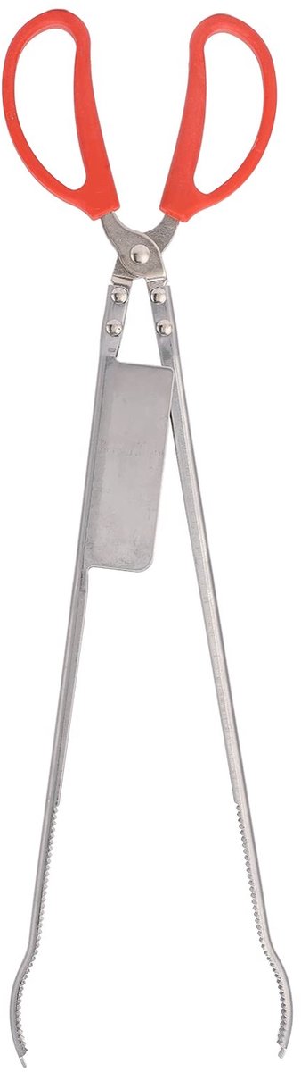 Allecto - Lange hengeltang - Krabbenzang - Hittebestendig roestvrij staal - 51 cm - Antislip handgrepen - Geschikt voor vissen - Blauw van Merkloos — afbeelding 4