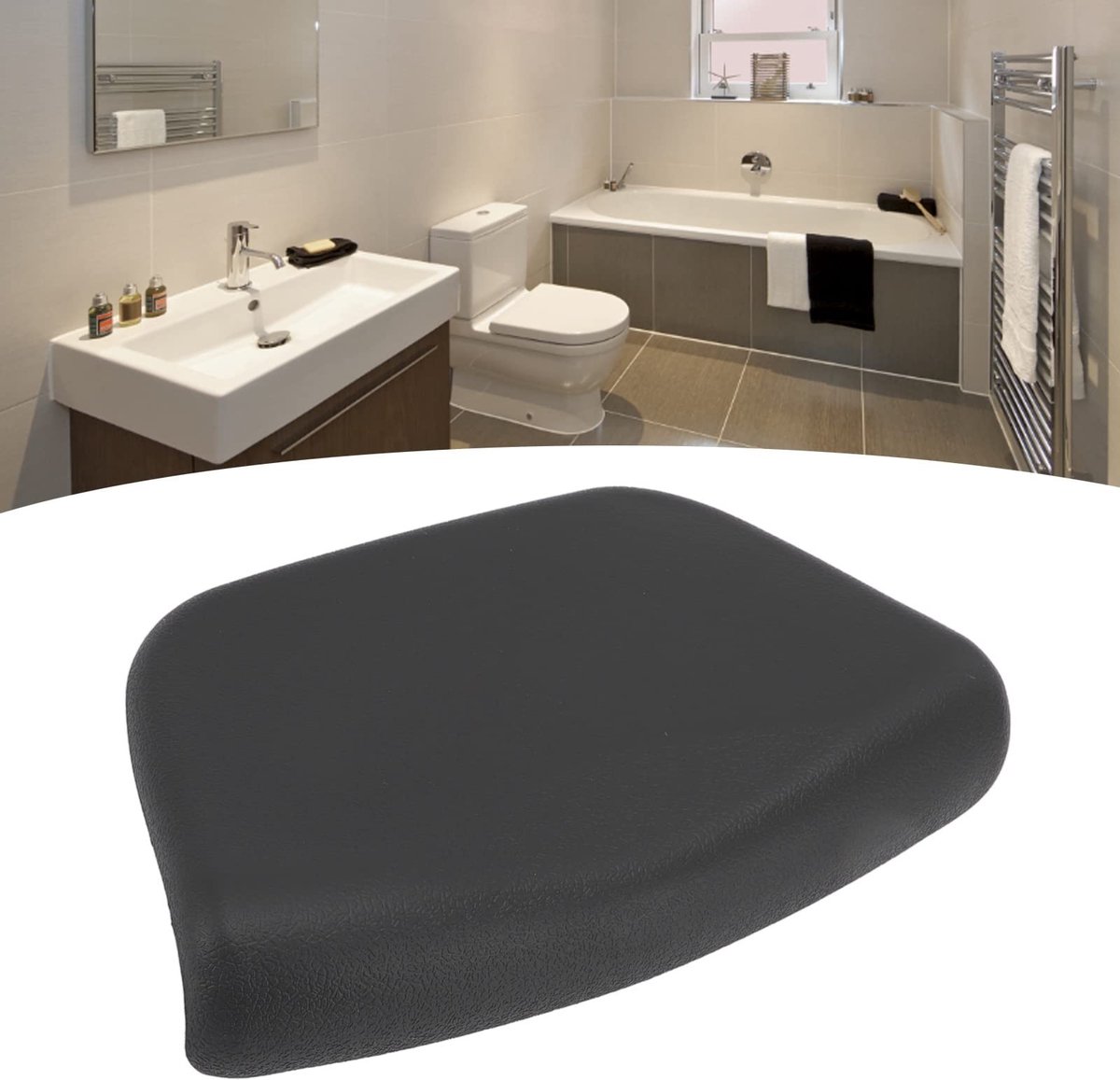 Allecto - Badkussen - Luxe PU Massage Kussen voor Nek en Schouders - Ergonomisch Ontwerp - Comfortabel - Ontspanning - Geschikt voor Thuisgebruik -...