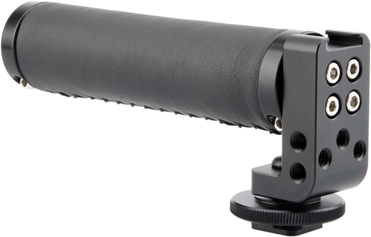 DSLR Camera Top Handle Grip met Hot Shoe voor Canon en Nikon - Perfect voor Videografie en Fotografie