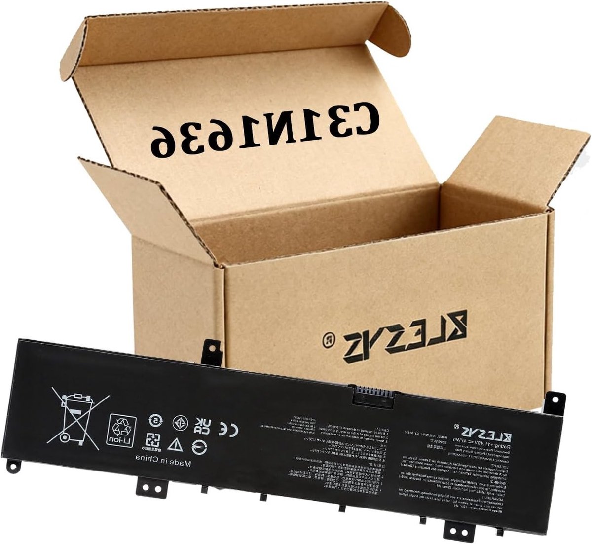 Vervangbare Laptopbatterij voor ASUS VivoBook Pro 15 N580G N580GD N580VD en X580VN Series - Hoge Capaciteit en Betrouwbaarheid