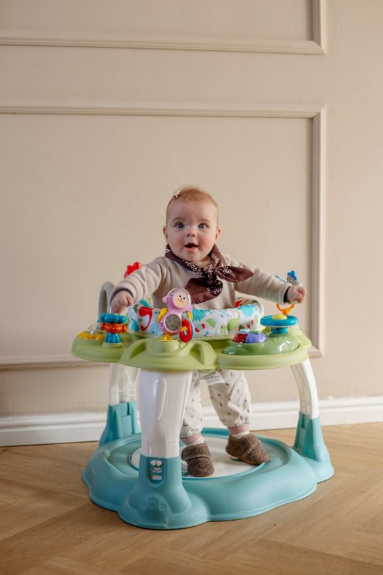 MamaLoes Activity Center - Jolly - Green - Activiteiten Tafel - Activiteitenbord - Baby Bouncer - Baby Jumper van Merkloos — afbeelding 2