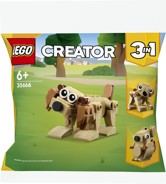 LEGO Creator 30666 - Cadeaudieren (polybag) - LEGO Hond, Beer of Eekhoorn