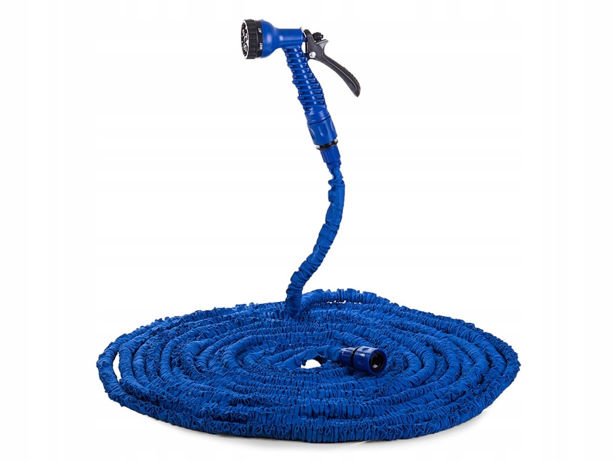 Uittrekbare Tuinslang 20-60m met 7-in-1 Spuitpistool – blauw - tuinslang gardena - Hoge Druk tuinslanghaspel - tuinslang koppelingen – Lichtgewicht & Knikvrij – 07762 – foto 7
