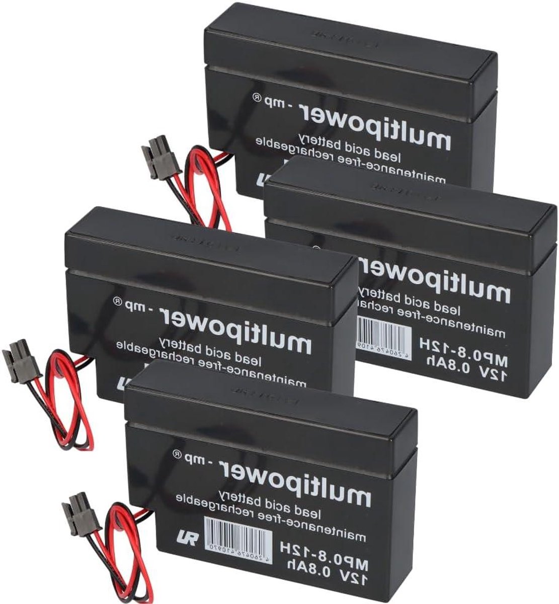 Loodaccu - Batterij - Rolluiken Aansturen - Industriële Cellen - 12V 08Ah - Niet gespecificeerd