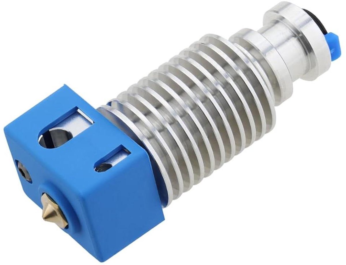 3D Printer Accessoire - Hotend Kit - Precisie Printen - V6 Compatibel - 65.4x28mm - Zilver