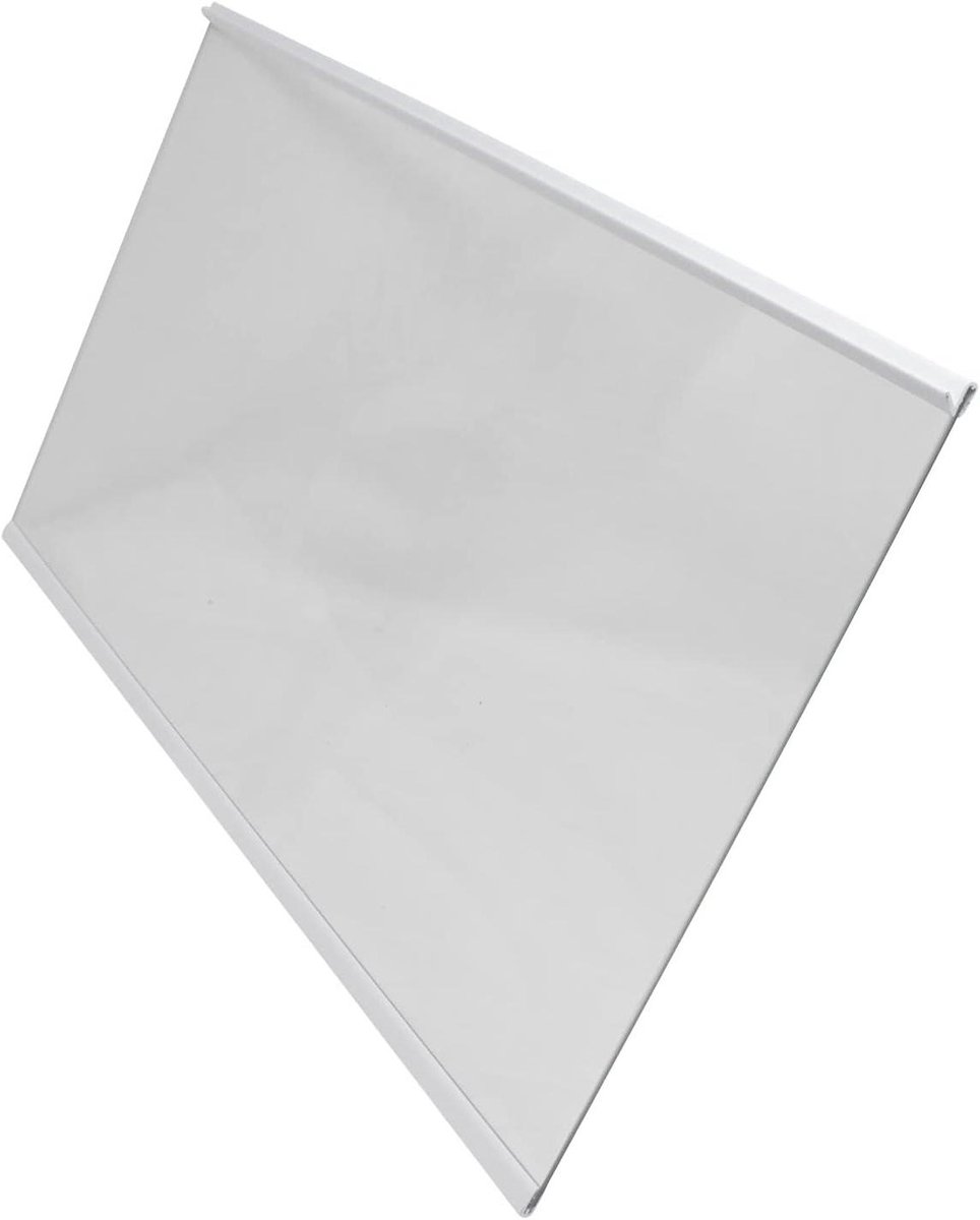 Koelkast Glazen Plank - Vrieskast Plank - Koelkast Reparatie - Met Witte Rand - 47.5 x 28.7 cm - Wit