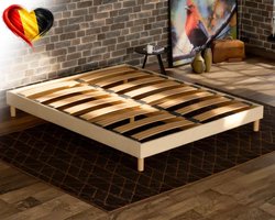 Lattenbodem 160x200 - Bedbodem Houten Latten - Comfortabel Slapen - Actieve Houten Latten - 160x200 cm - Beige