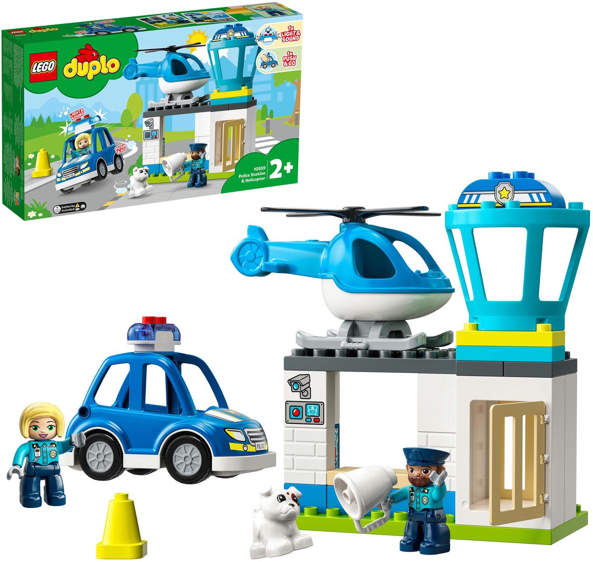 LEGO DUPLO Politiebureau & Helikopter - 10959