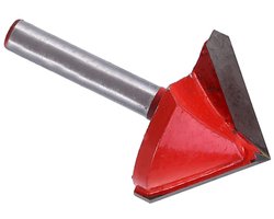 VT Goods - Hozly 90 V Router Bit - Graveren en Afschuinen - 14 Schacht - Houtbewerking Cutter - V-inkesbit - Geschikt voor Acryl