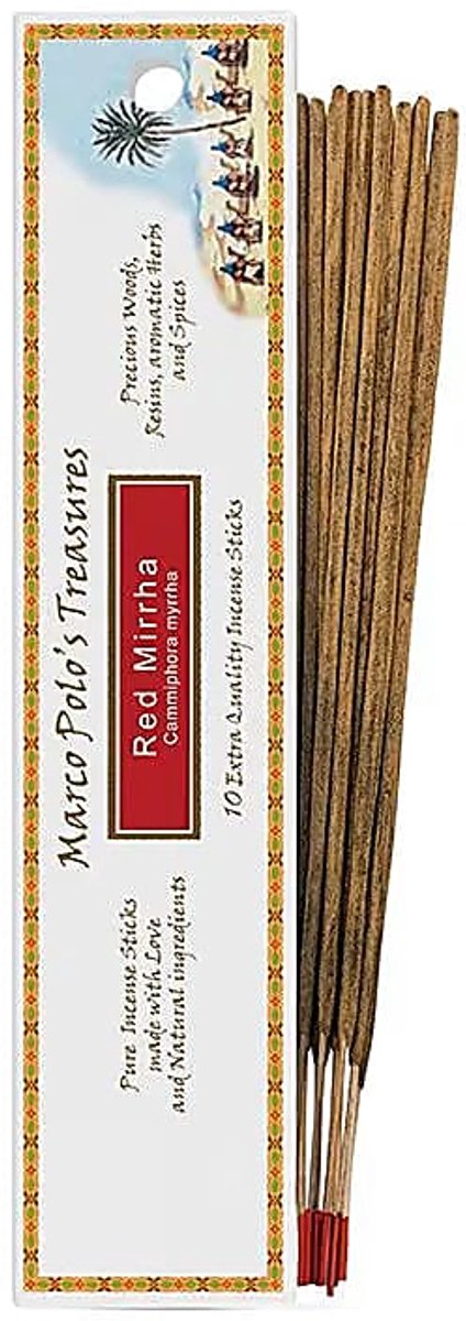 Wierook Marco Polo's Treasures Rode Mirre - set van 2 stuks - 20 G - 20 g